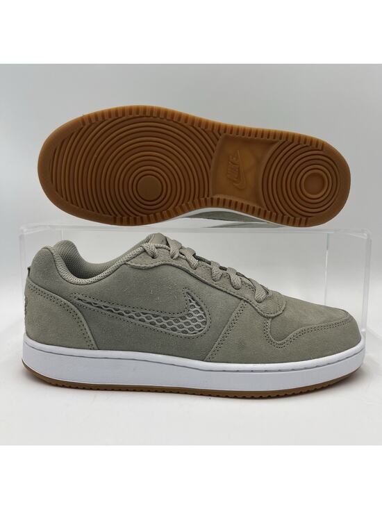 Nike Shoes - Womens Size 8.5 Nike Ebernon Low Premium Light Grey Suede Sneakers AQ2232 300